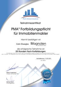Fach-Fortbildungen_Makler_PMA Magnolien Immobilien